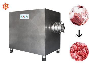 الكهربائية الفولاذ المقاوم للصدأ اللحوم المجمدة طاحونة 500 كجم / ساعة مطبخ الطبخ القدرات