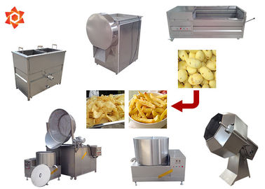 آلة رقائق البطاطس قدرة 150 كجم / ساعة 304 مادة الفولاذ المقاوم للصدأ CE / ISO
